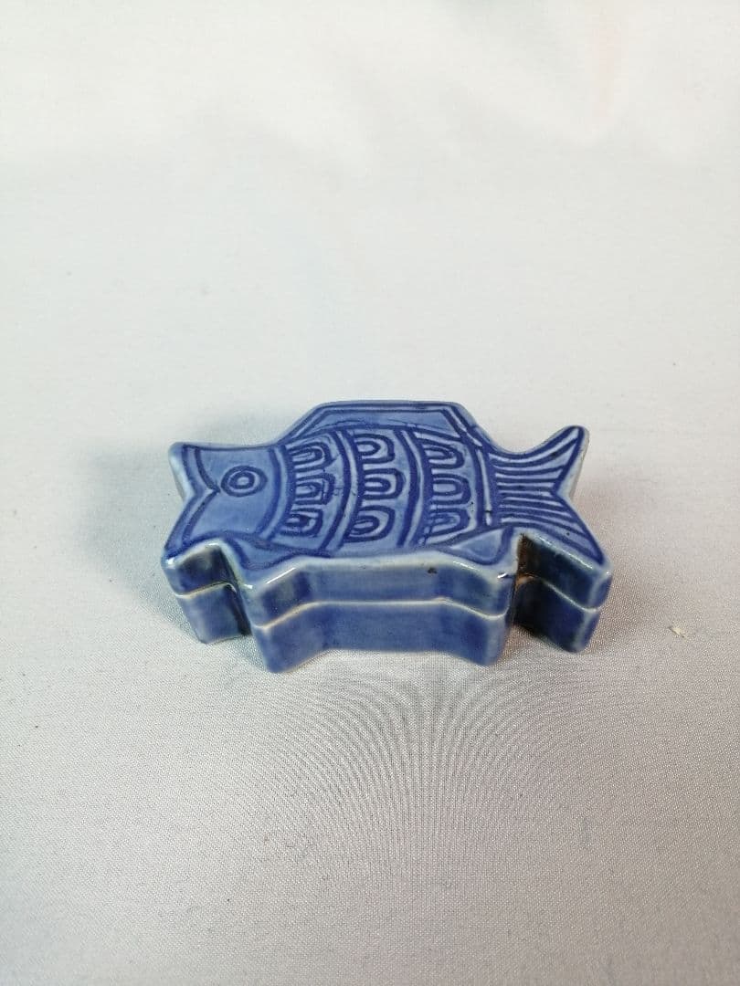 【茶道具】北峰作　木魚香合　香合283