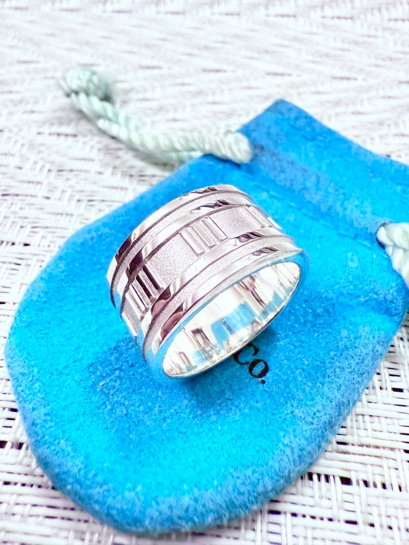 ユッキー様　ティファニー　アトラス　ワイド　指輪　リング　21.5号　研磨仕上済