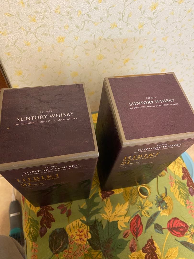 Hibiki 21年 ウイスキー ボトル2本セット空瓶空箱 Hibiki 21年