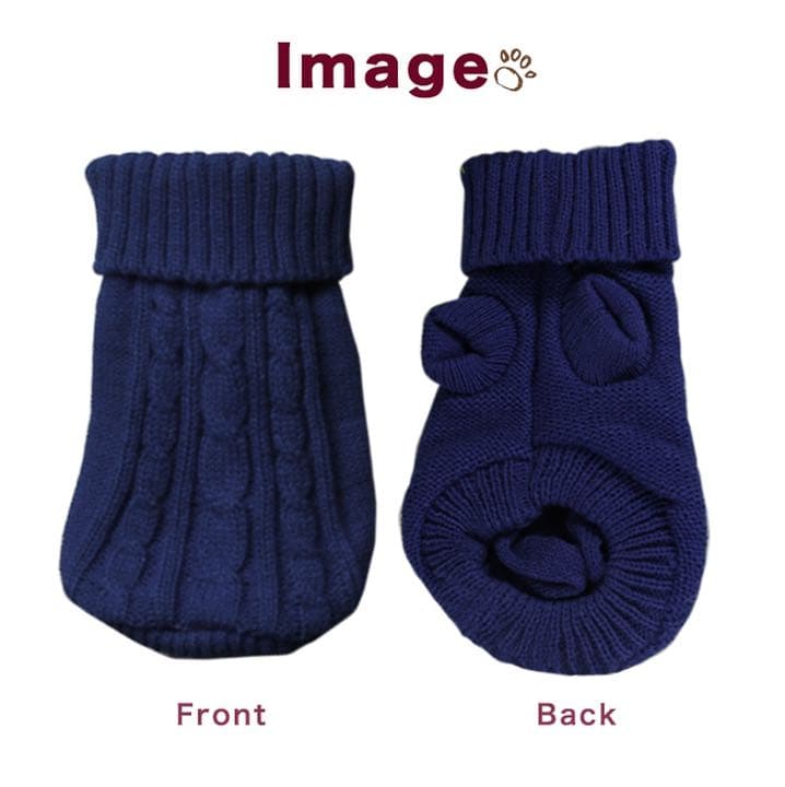 犬用タートルネック 小型犬用 かわいい シンプル 寒がり対策 伸縮性