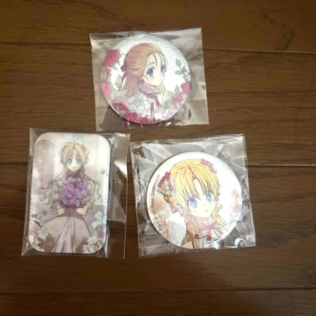 ある日、お姫様になってしまった件について 缶バッジ アタナシア 3点セット ある日、お姫様になってしまった件について ホログラム缶バッジ 3点