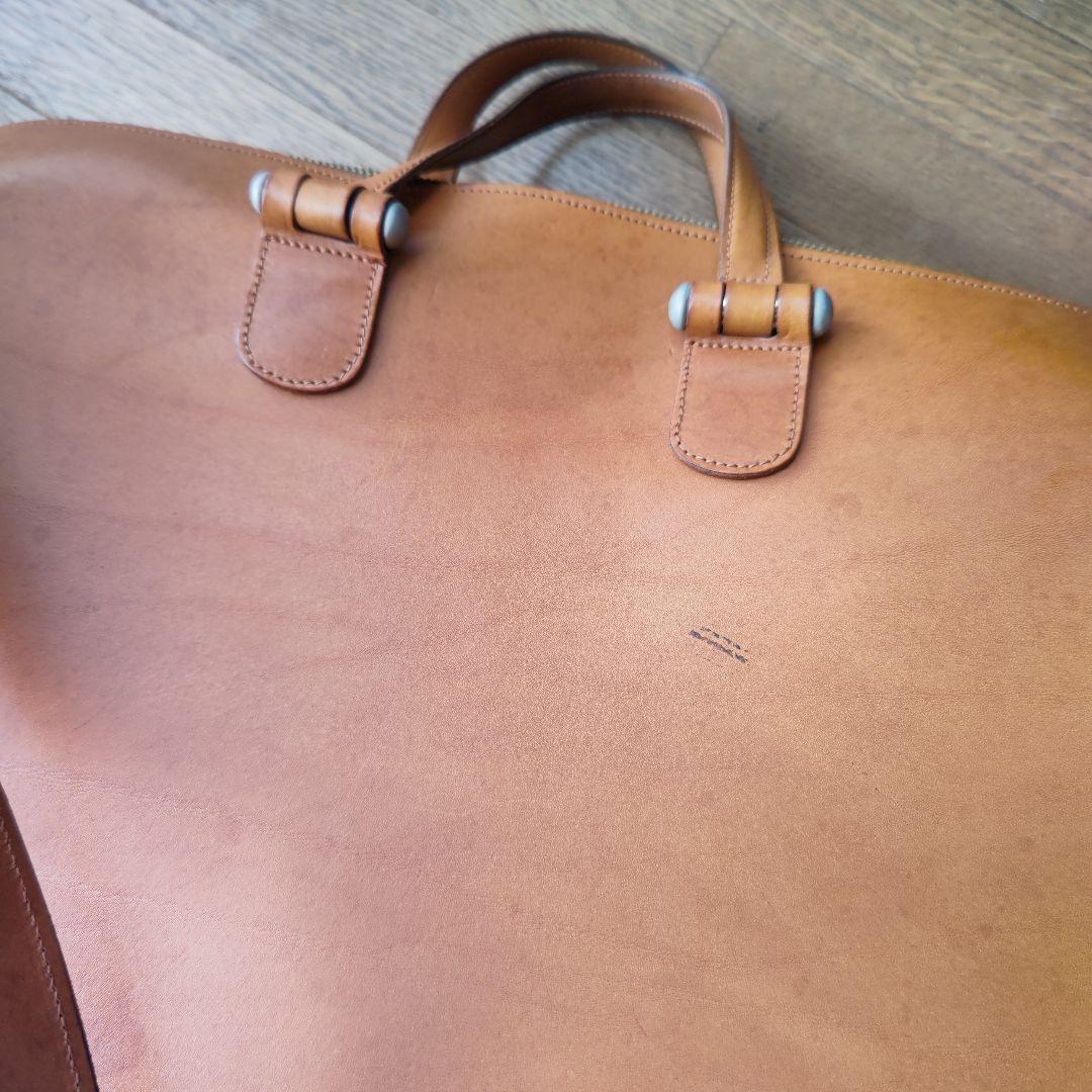 ブラウンレザー ビジネスバッグ