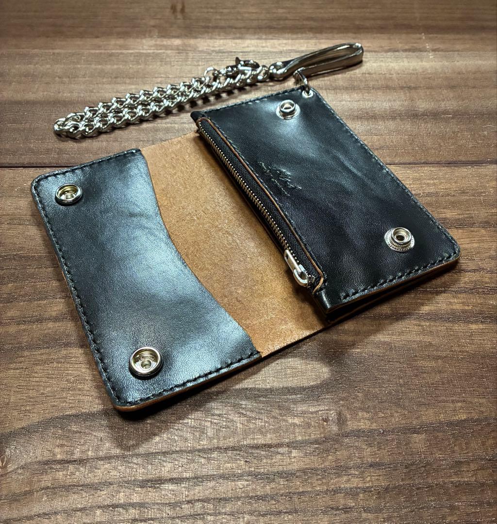 本革ミドルトラッカーウォレット
