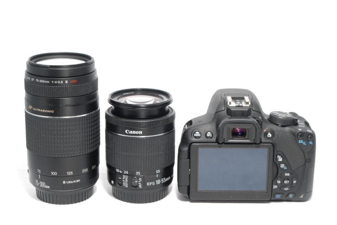 ✨CANON KISS X7i✨Wレンズ✨高速手振れ補正＆超望遠✨一眼レフ - メルカリ