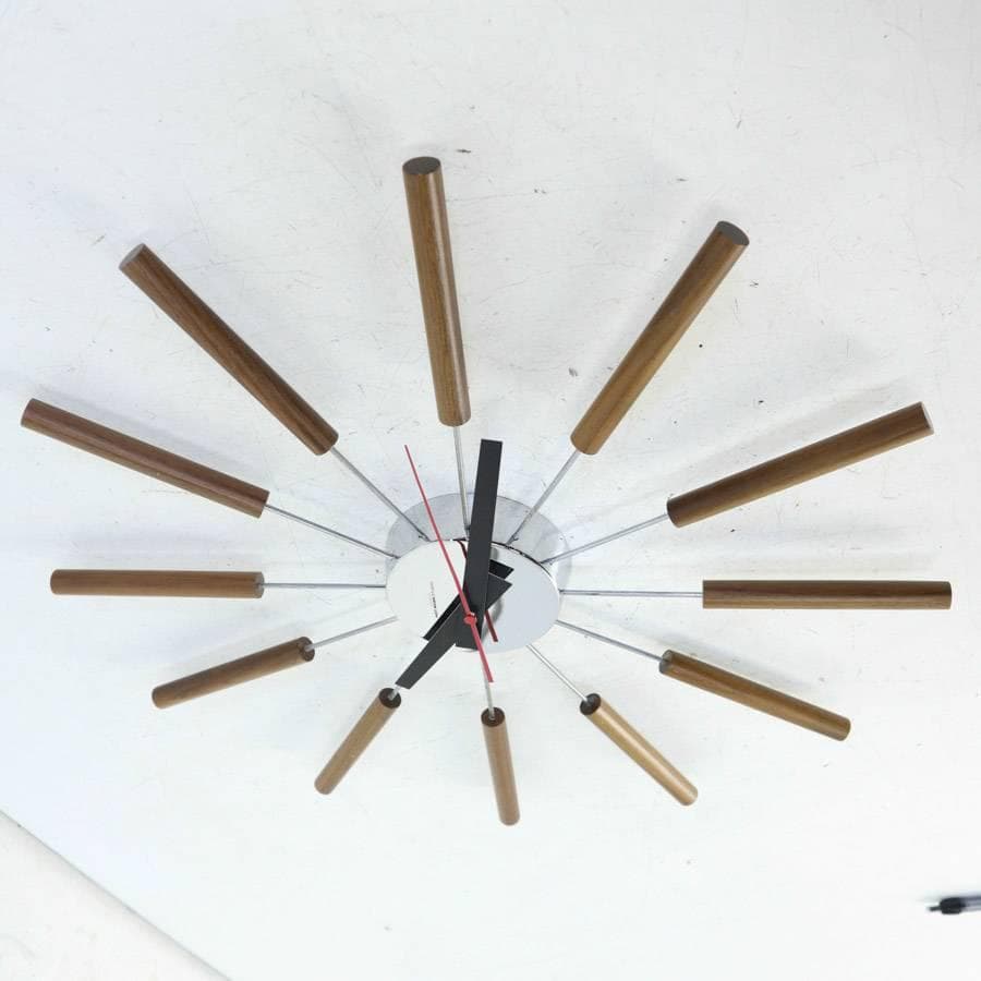 値下展示品 アートワークスタジオ アトラスクロック 掛時計 色:ブラウン 鏡面