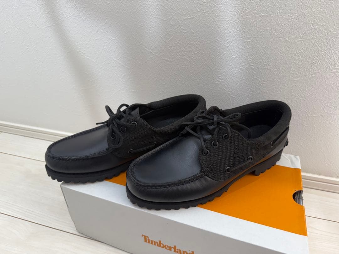 新品25.5 Timberland スリーアイ ブラック