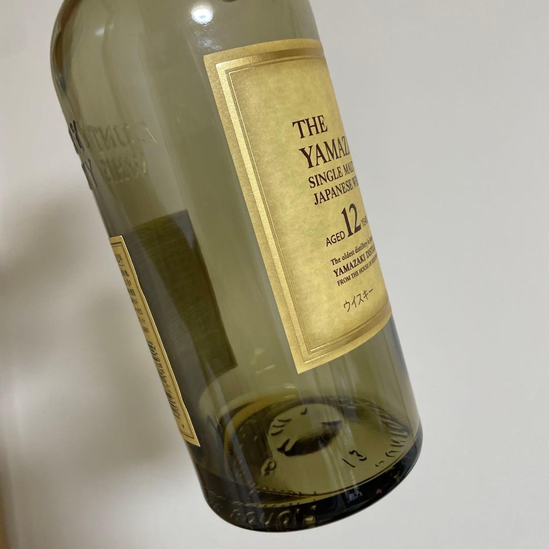 値下げ可 未洗浄品 空き瓶 ウイスキー サントリー 山崎 700mlの通販は