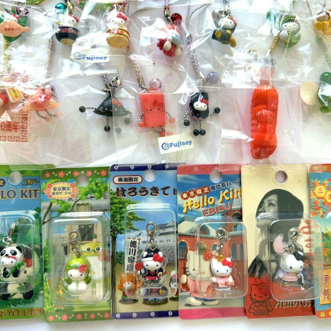 ハローキティ ご当地 根付けストラップ 69個 限定 サンリオ Sanrio