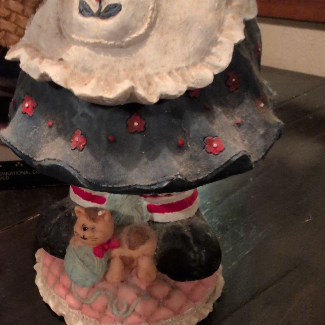 アン＆アンディ 陶器 オルゴールドール ペア