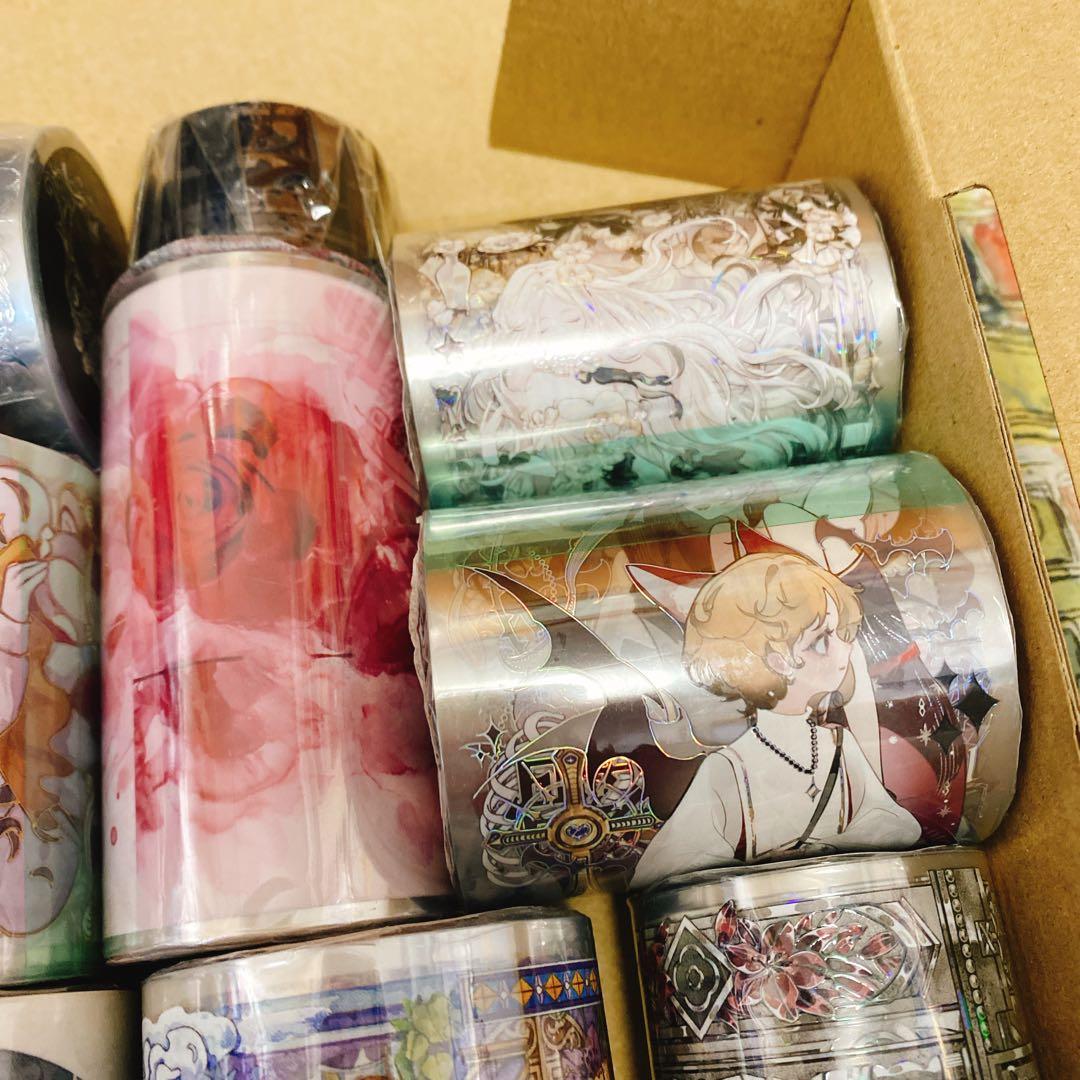 海外マスキングテープ巻売りまとめ売り ゴシックセット② 人物マスキングテープ