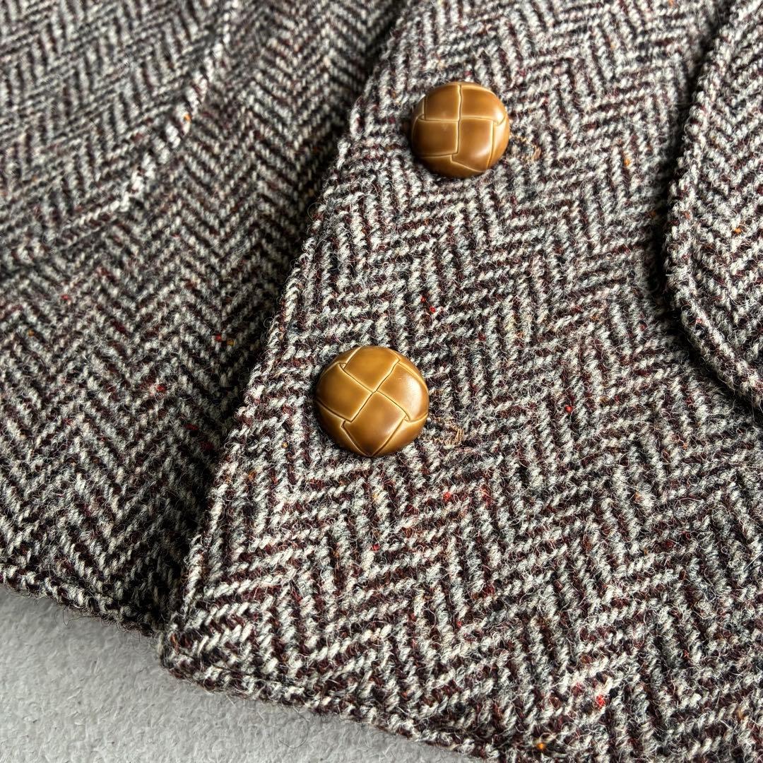 HARRIS TWEED USA製 ヘリンボーンベスト スコットランド産ウール