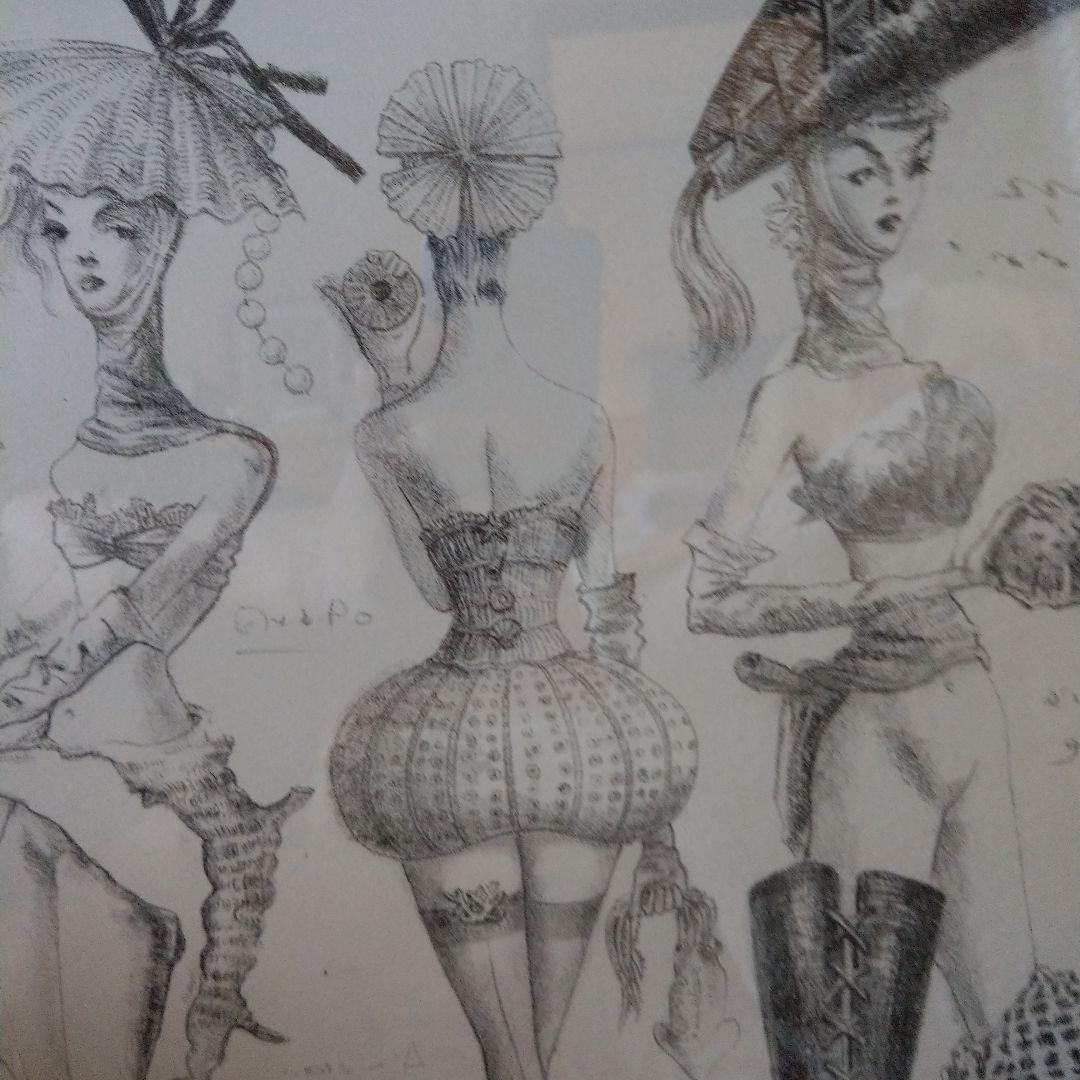 金子國義金子国義版画リトグラフサインHYDE署名限定三美神