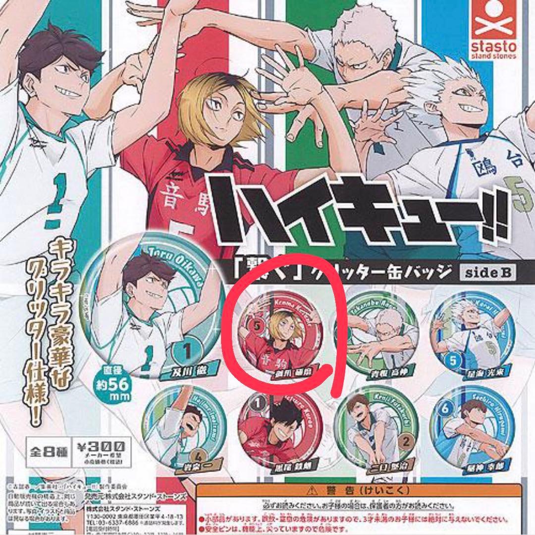 ハイキュー!! キャラクター缶バッジ - メルカリ