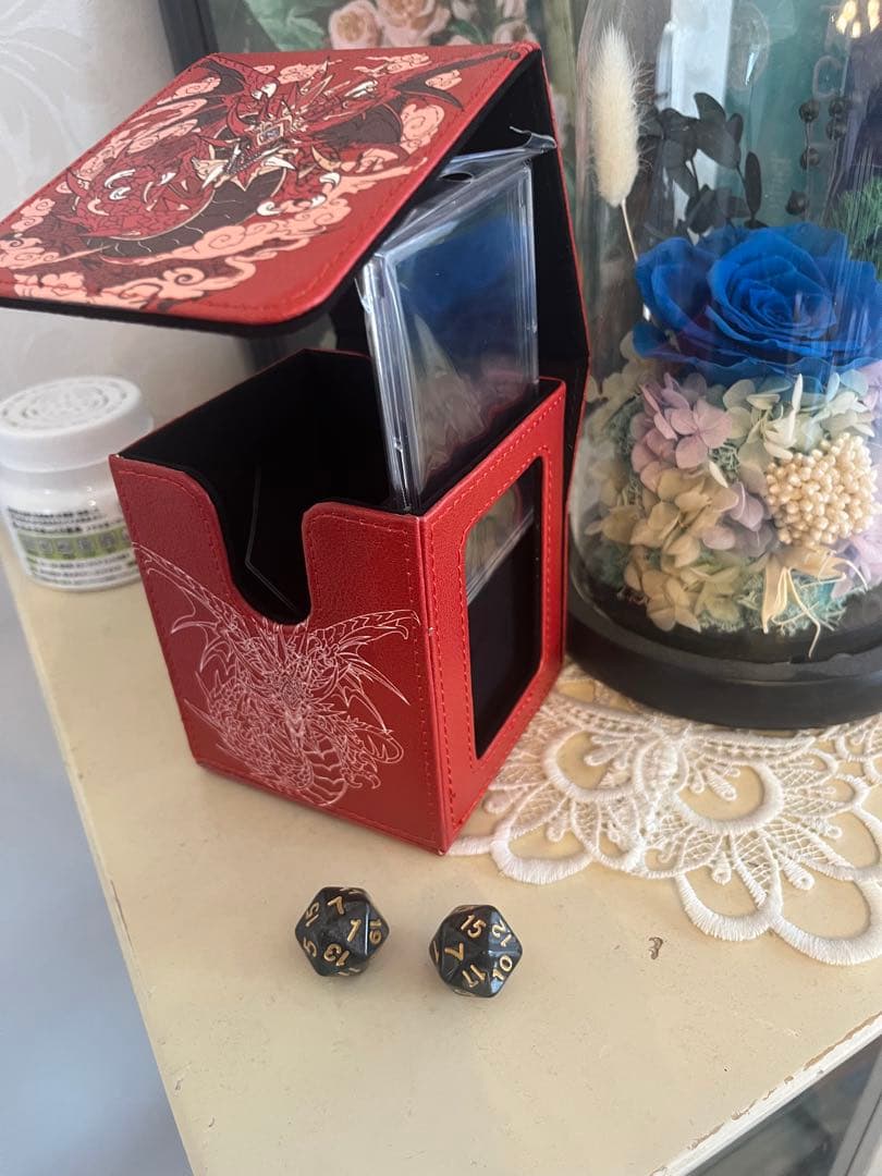 遊戯王 ディスプレイ付き デッキケース ラーの翼神龍 オシリス