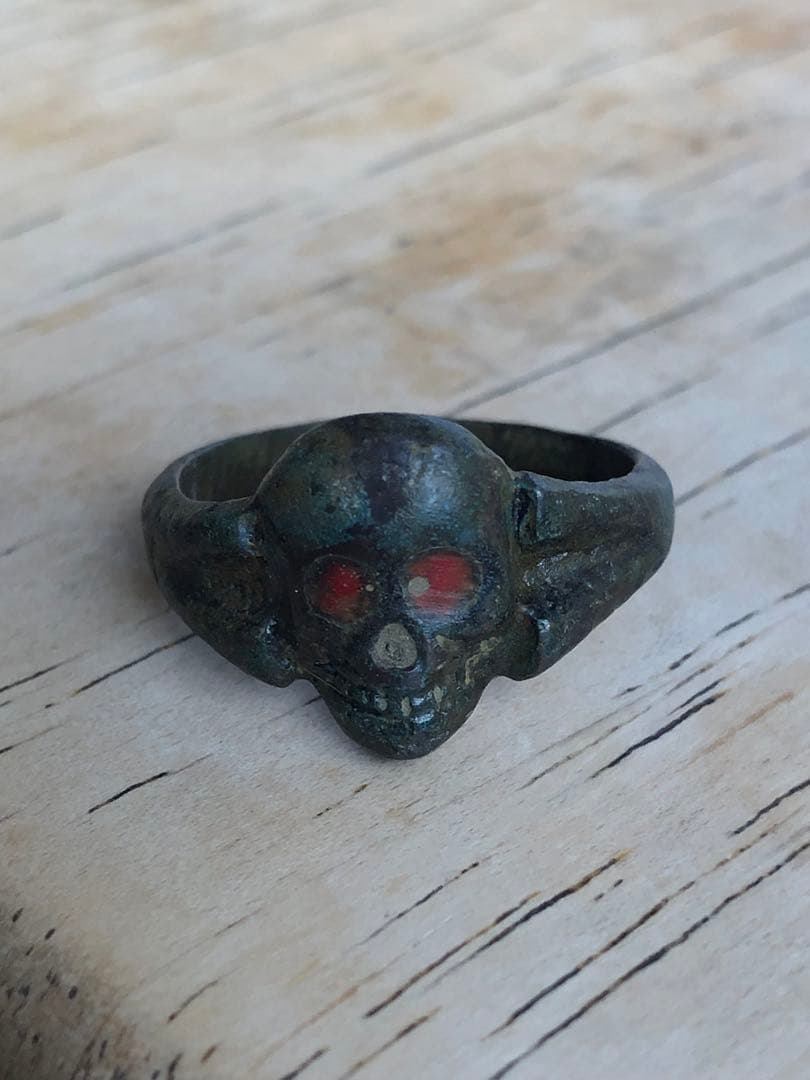 ビンテージ スカル 髑髏 骸骨 リング アンティーク ネイバーフッド