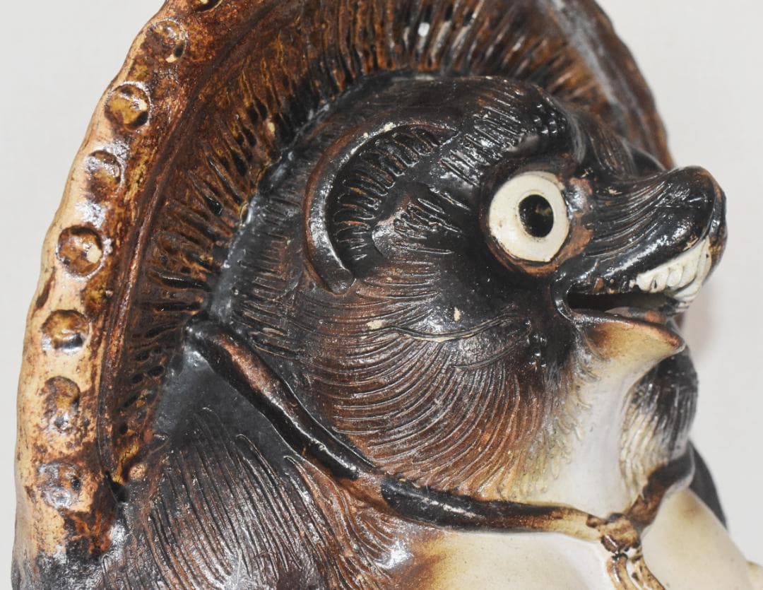 た*ち様 タヌキの置物　信楽焼 67ｃｍ　●2503033