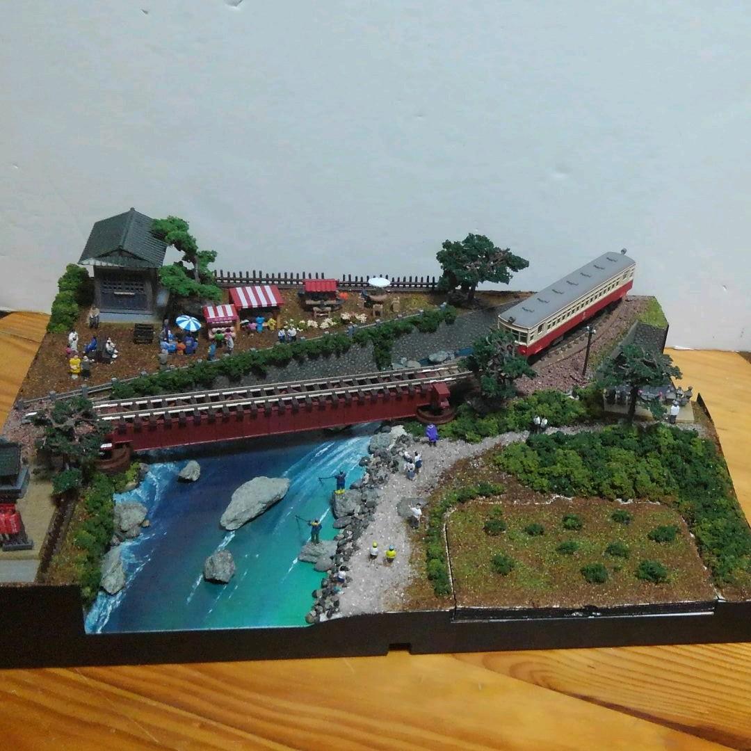 模型　少年時代　ジオラマ　昭和の街　里山