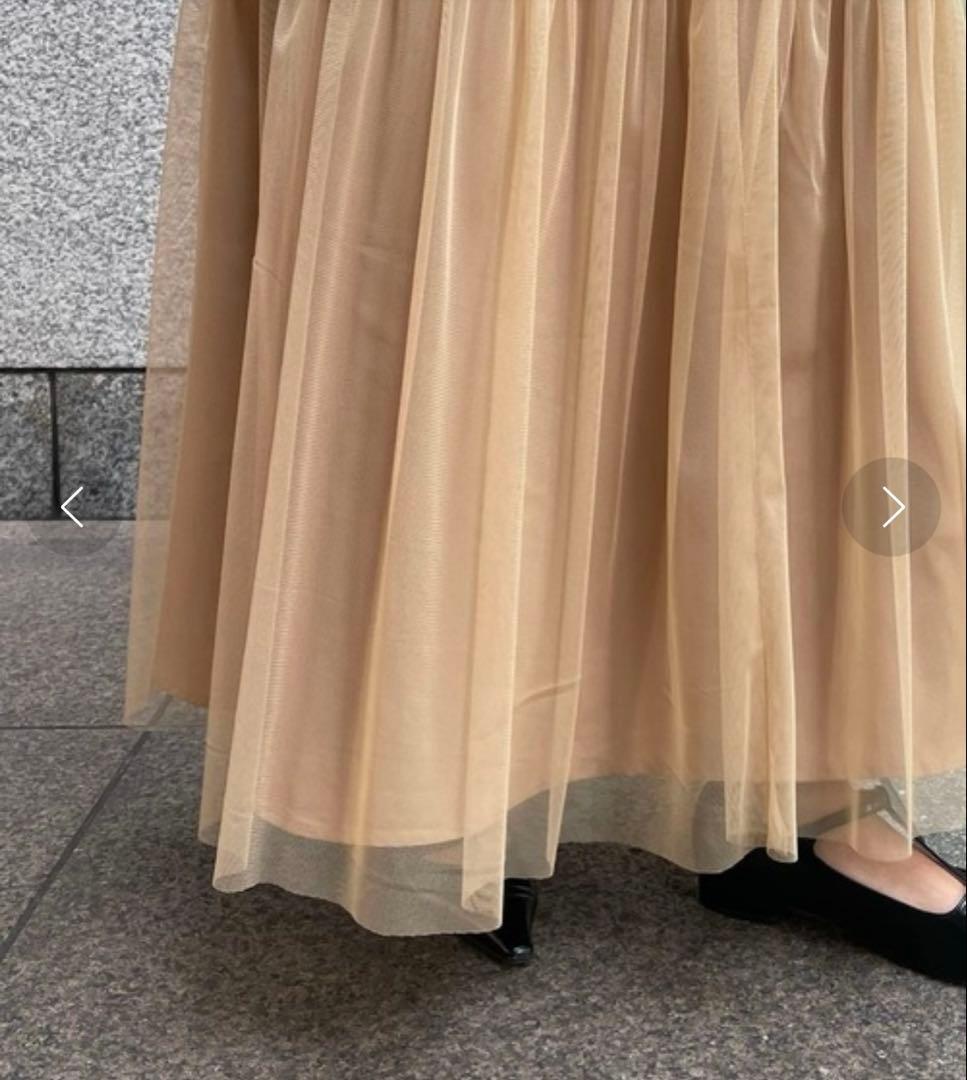 チュールハイネックワンピース　CAPRICIEUX LE'MAGE