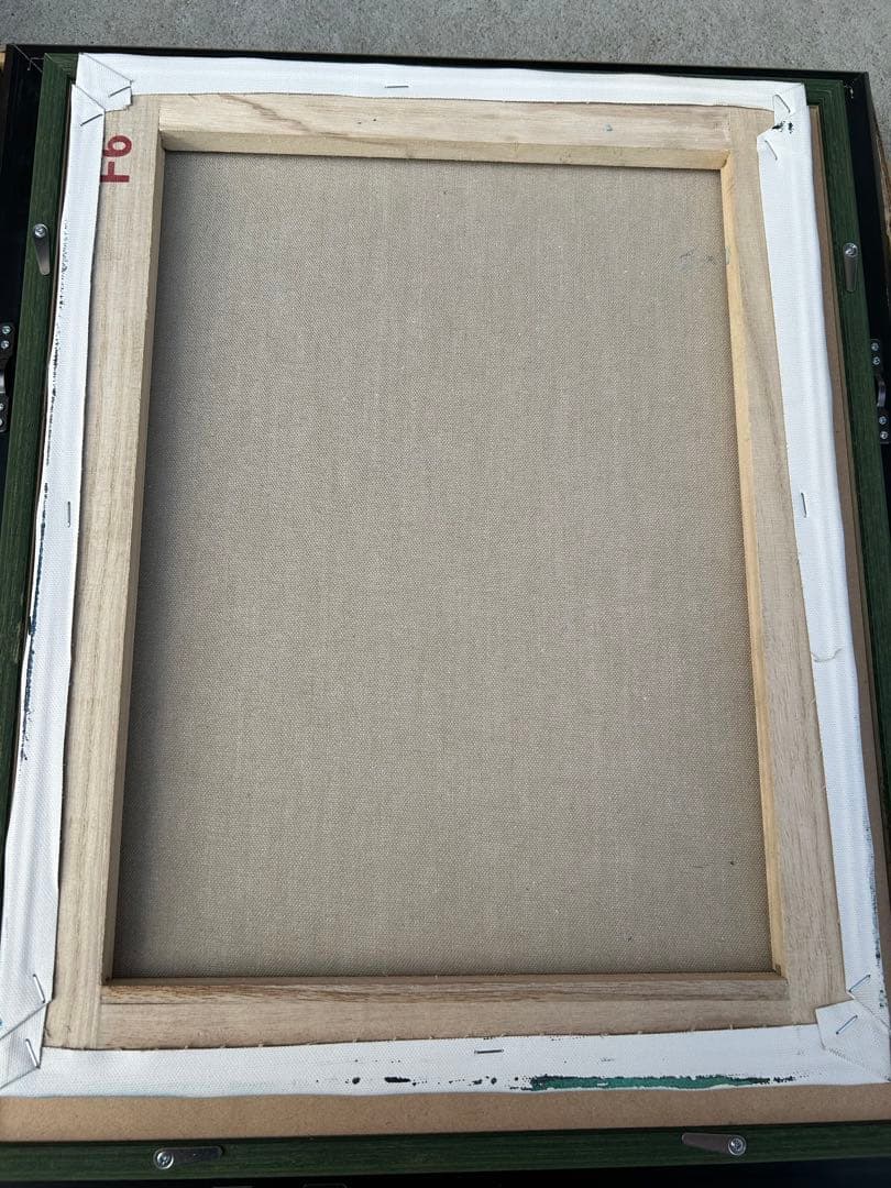 スプレーアートエデンF 6サイズ　キャンバス原画黒額付き