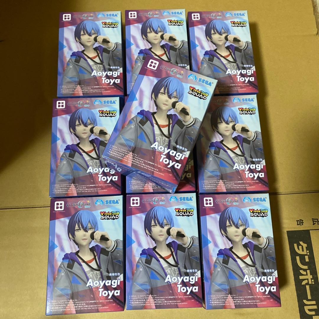 10個 プロセカ 青柳冬弥 フィギュア プロジェクトセカイ ☆プロセカ