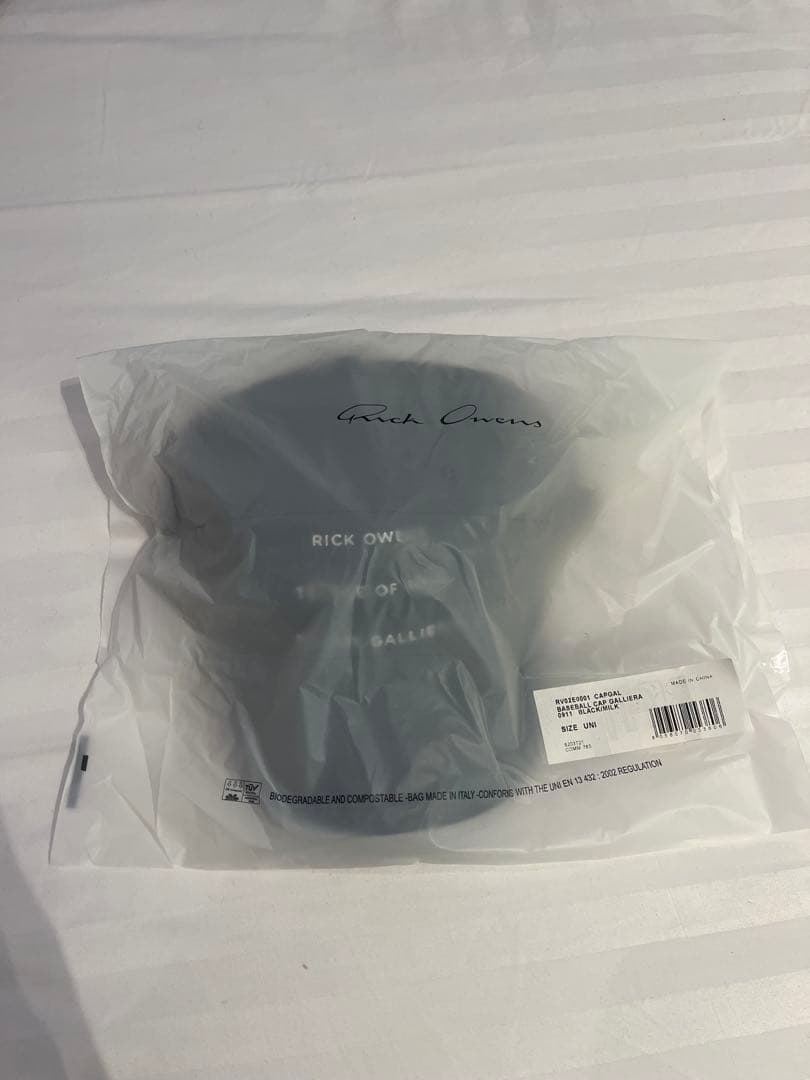 未開封品 Rick Owens TEMPLE OF LOVE キャップ