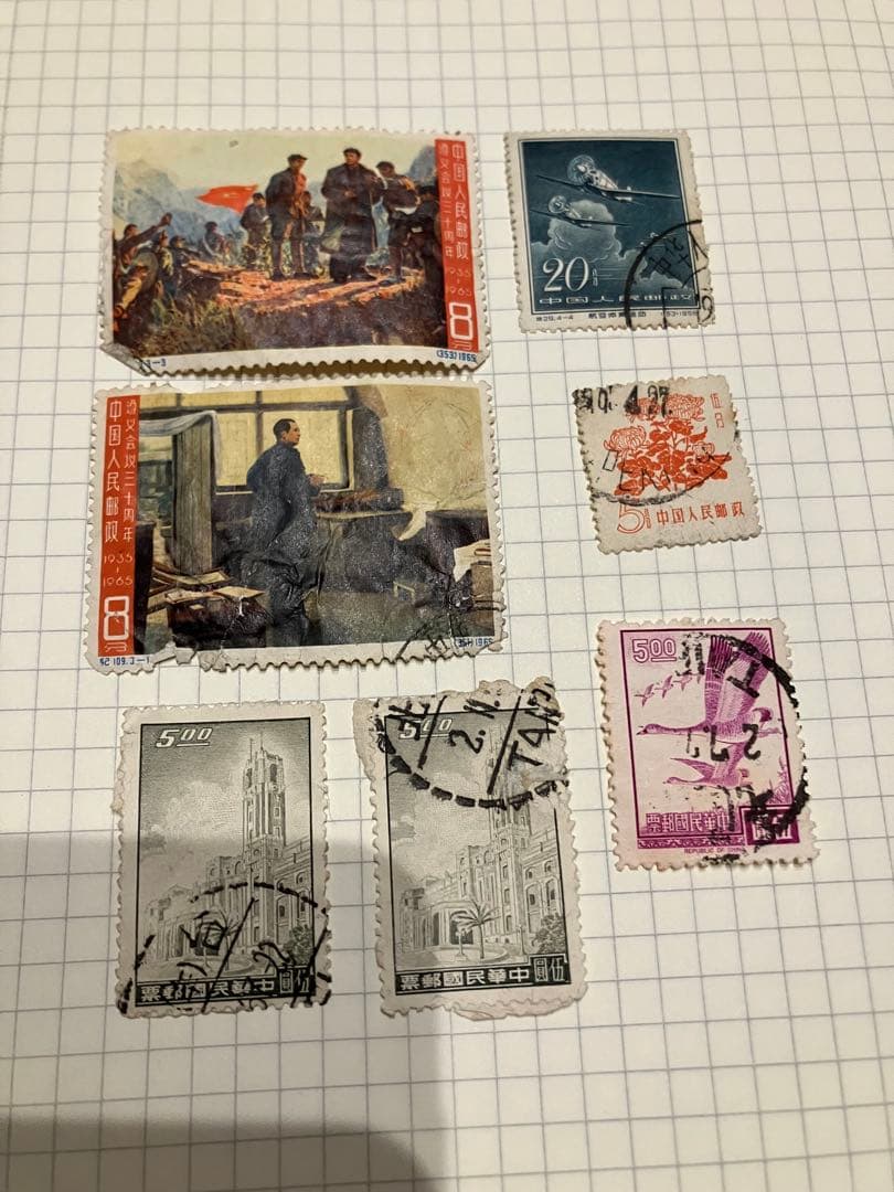 中国 使用済切手 セット - メルカリ