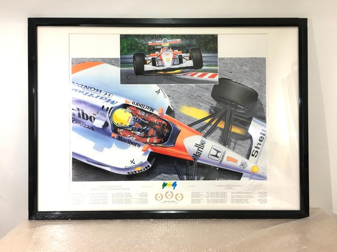○激レア アイルトン・セナ ポスター 限定500 1993 Grand-prix