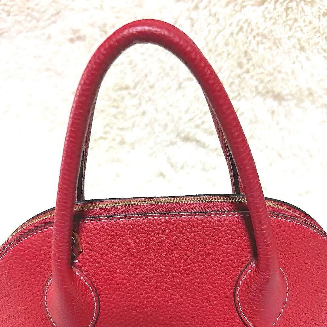 【極美品】ボナベンチュラ エマ バッグ　28シュリンク　赤　レッド