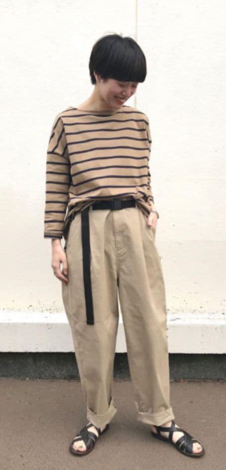 ★ジャーナルスタンダードラックス　チノストレッチベルトテーパーパンツ