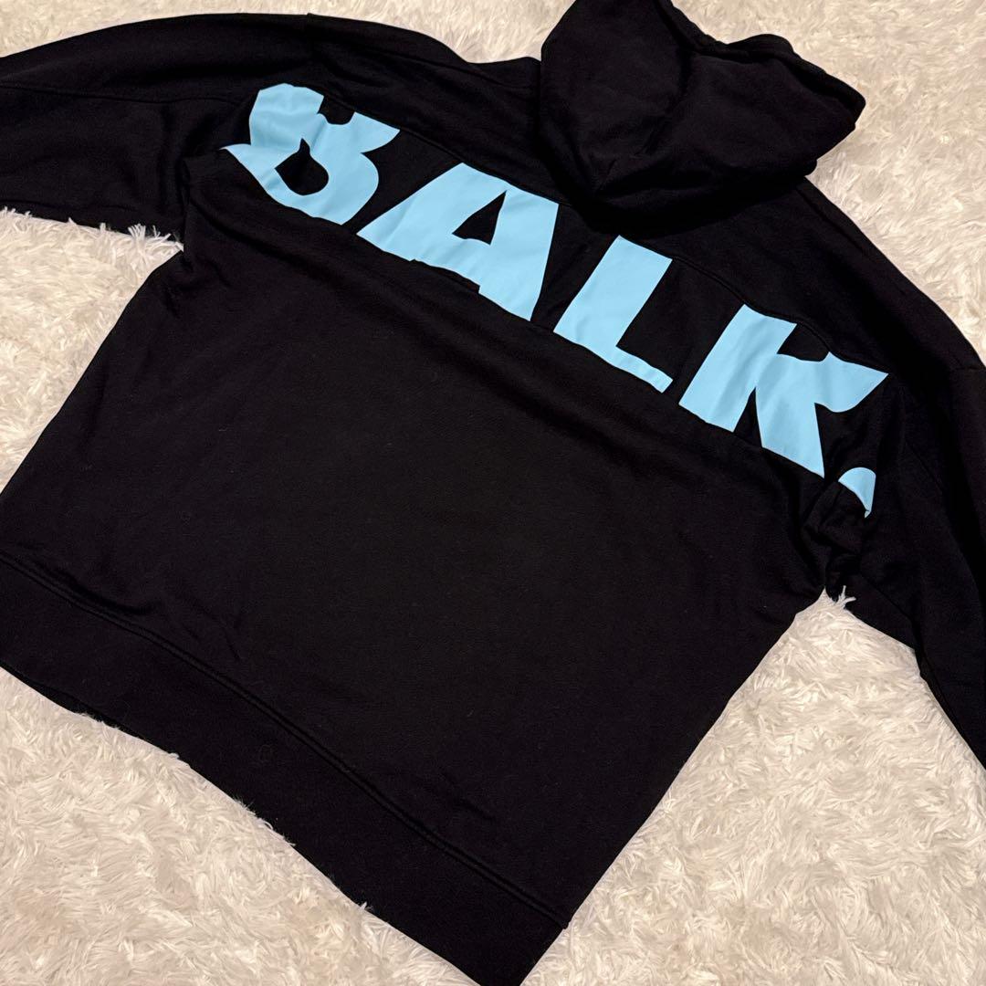 BALR. 日本限定 ゲームデイ ボックスフィット パーカー XXL 黒 美品