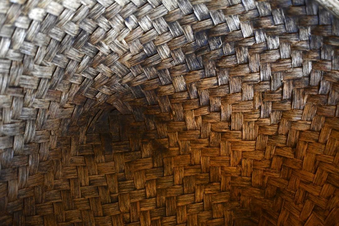 古道具 フィリピン ルソン島 古籠 民藝 vintage プリミティブ 竹編み