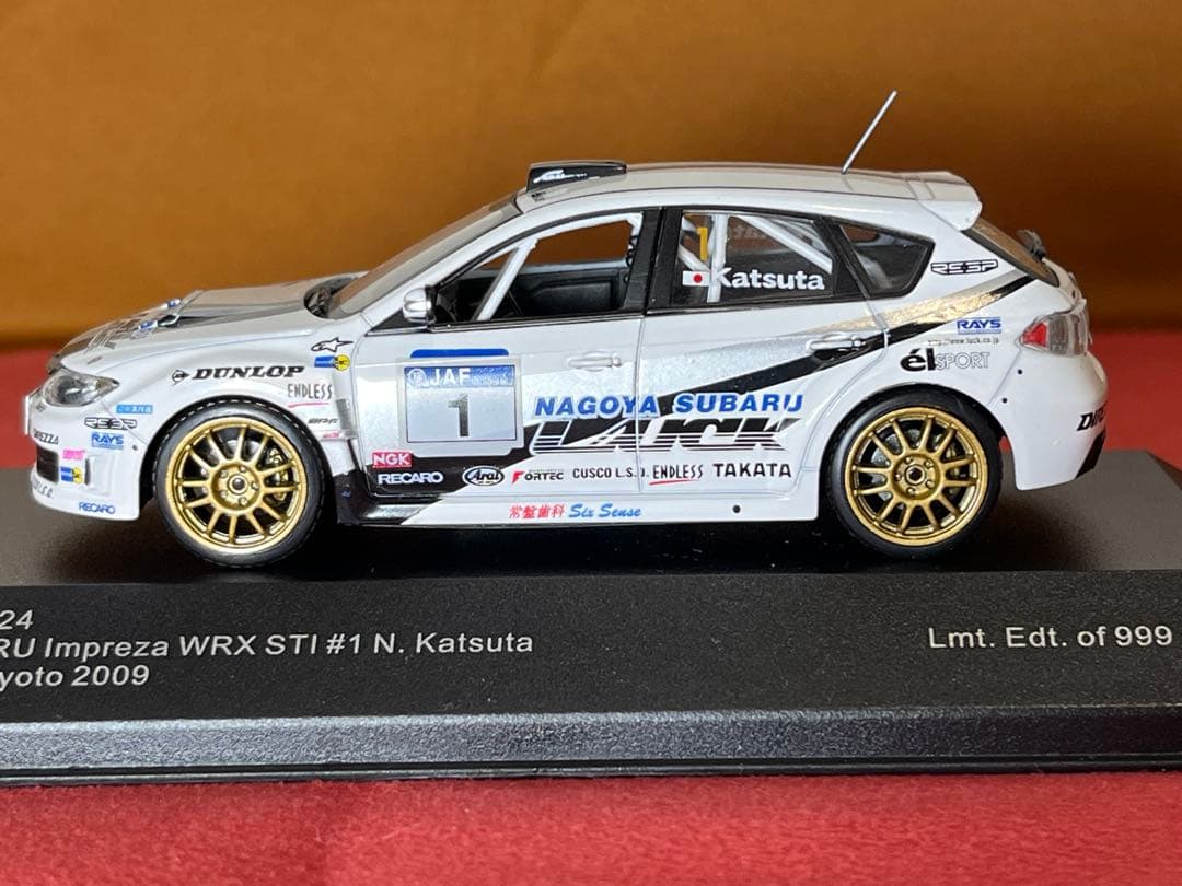 インプレッサWRX STI 勝田範彦1/43 ラック仕様限定版