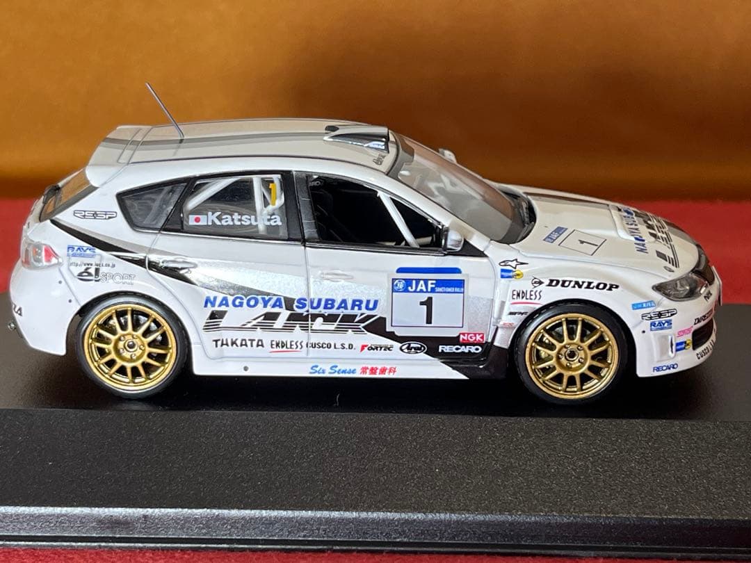 インプレッサWRX STI 勝田範彦1/43 ラック仕様限定版