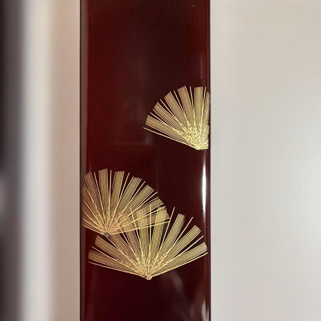 福島県の伝統工芸品 会津塗り（漆塗り）の筆箱　（110）