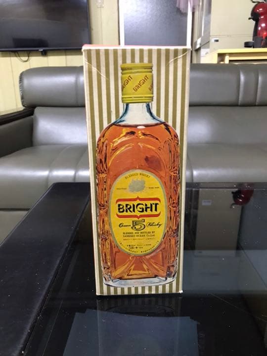 希少☆幻のウイスキー 三楽オーシャン ブライト （720ml） ブライト箱