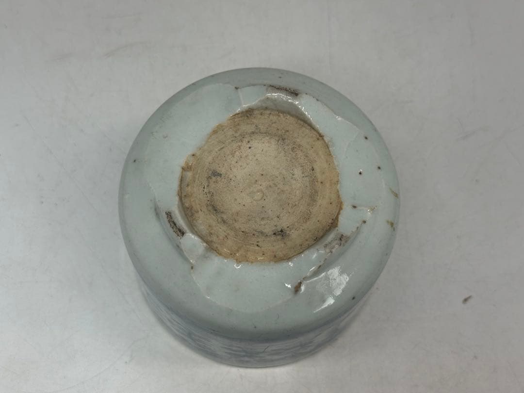 中国 清時代 染付 香炉 送料込み250703 上海 香港