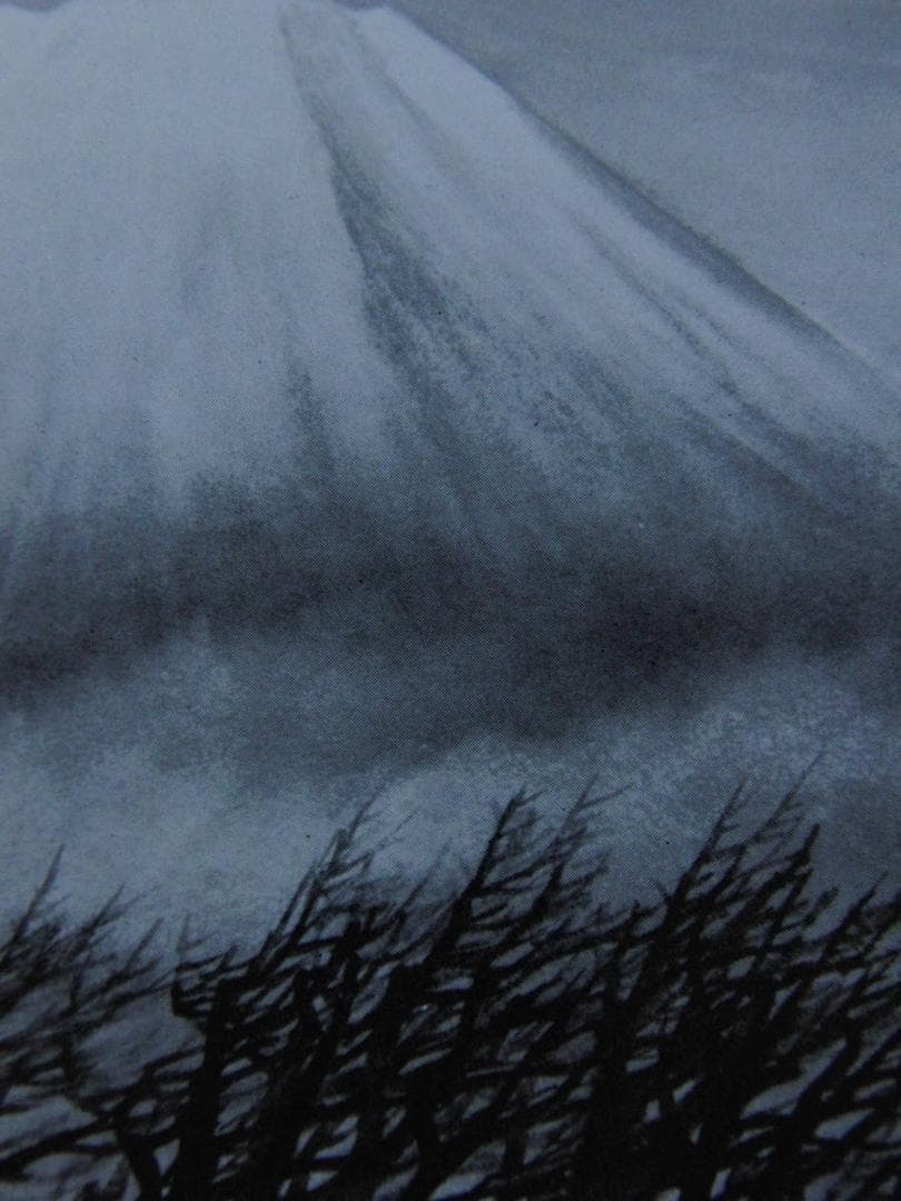 福王寺法林、「富士」、希少な画集の額装画、オーダーマット付・日本製新品額入り