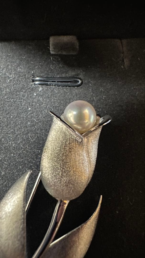 Tasaki 田崎 あこや 本パール sv925 ブローチ