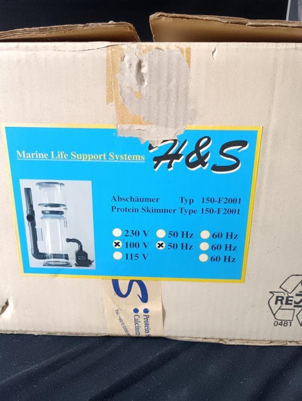 Coral Box DC ポンプ プロテインスキマー (予備ポンプ付) 海水魚用品