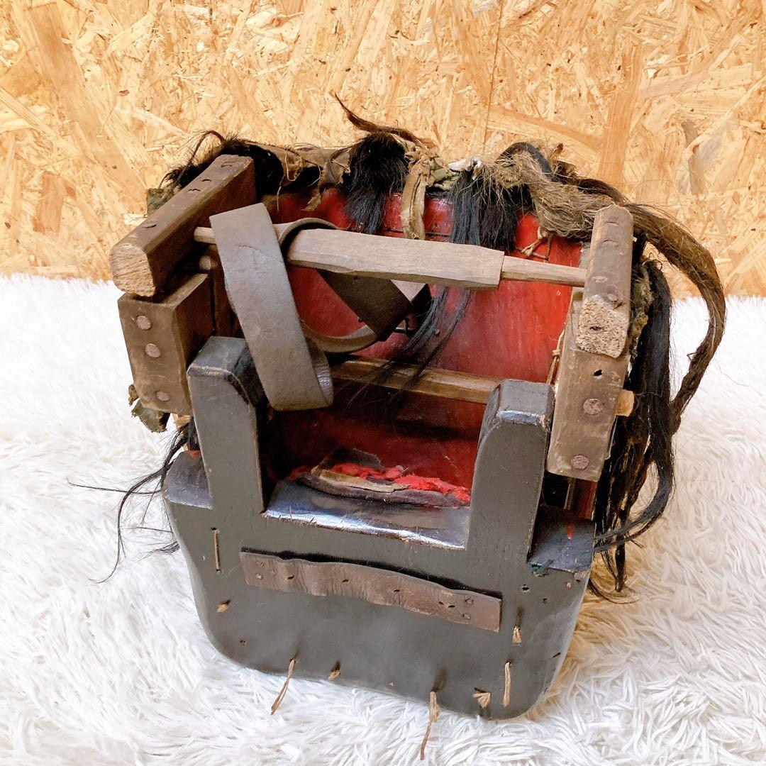 獅子舞 仮面 獅子頭 ビンテージ 珍品