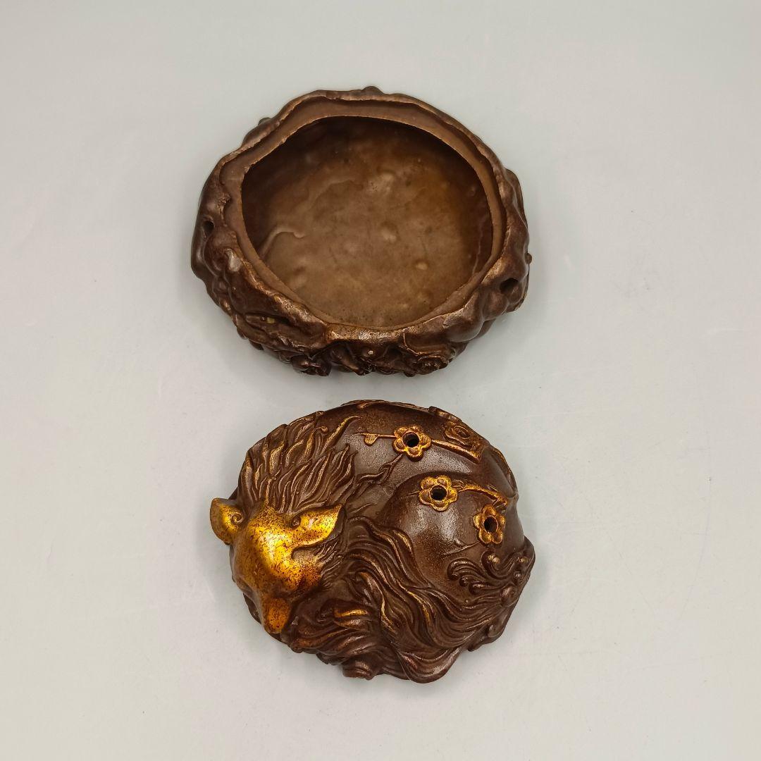 亭子薫香炉 銅香炉 香道具 装飾品 工芸品 美術品 置物