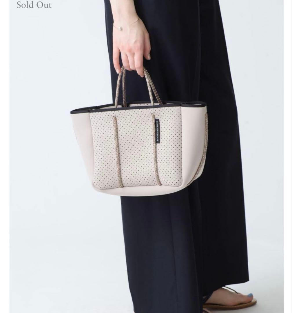 美品STATEOFESCAPEハンドバッグショルダーバッグロンハーマン色