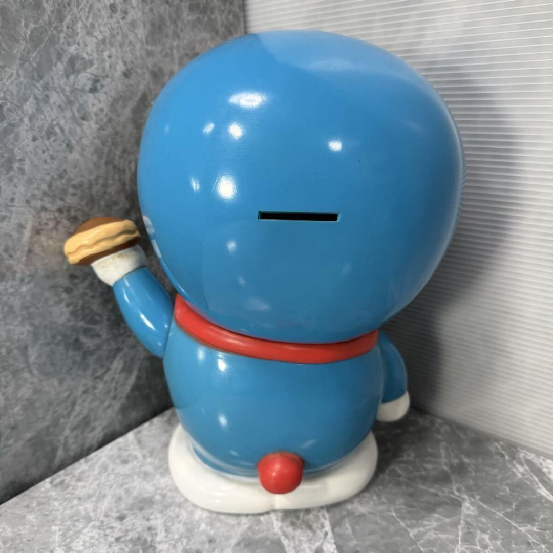 希少品】ドラえもん 大型 貯金箱 約28cm 底蓋有り ソフビ 当時物 レトロ