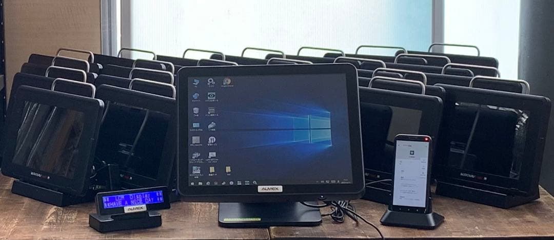 ALMEX オーダータブレット 23セット オーダーシステム 未チェック現状品 タブレットシステム タブレオ【Tablao】 | 株式会社USEN-ALMEX