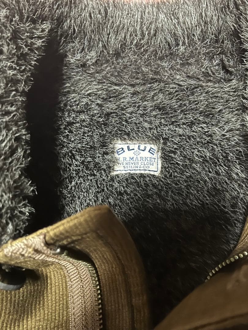 BLUE BLUE/デッキジャケット/カーキ/メンズLサイズ/日本製