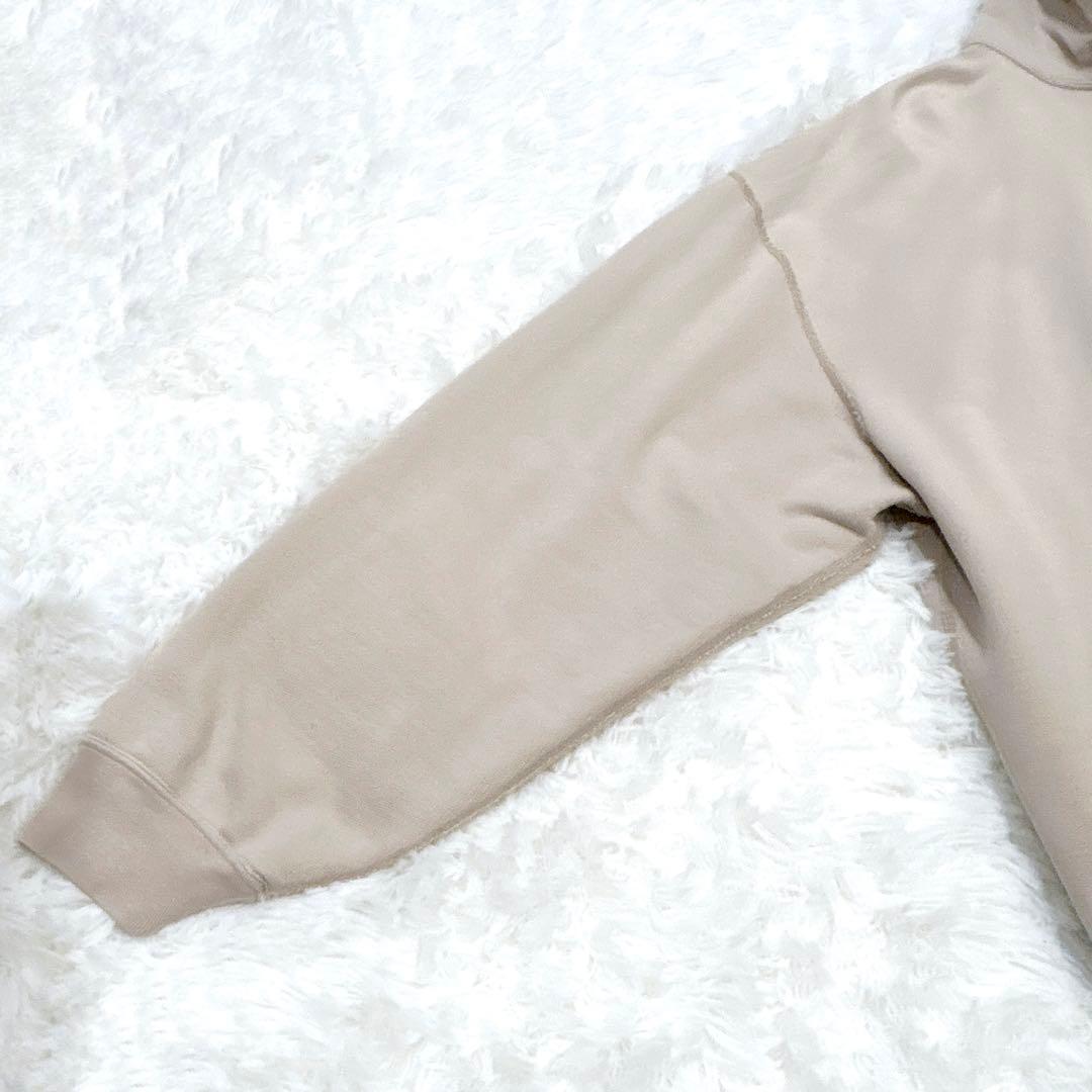 オーラリー AURALEE コットン パーカー ベージュサイズ1 オーバーサイズ