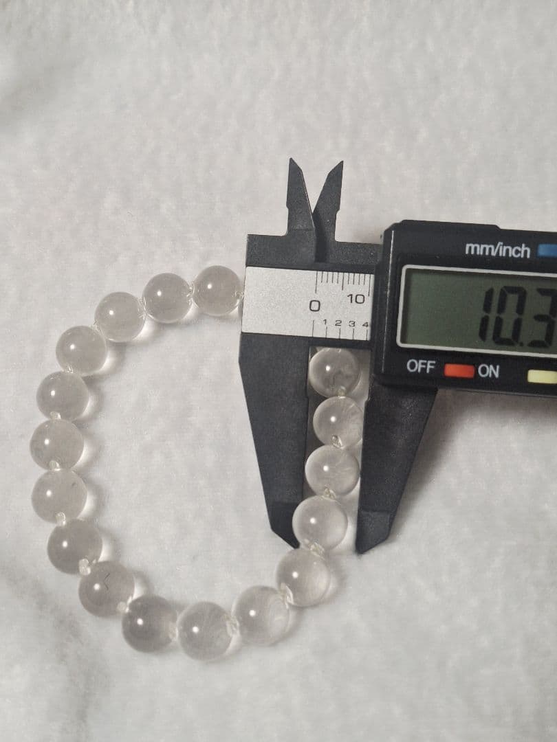 よしみ様 予約済　高品質シナバー 水晶ブレスレット