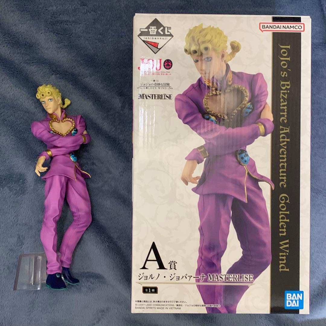 開封済】一番くじジョジョの奇妙な冒険GOLDENWINDフィギュアフルコンプ