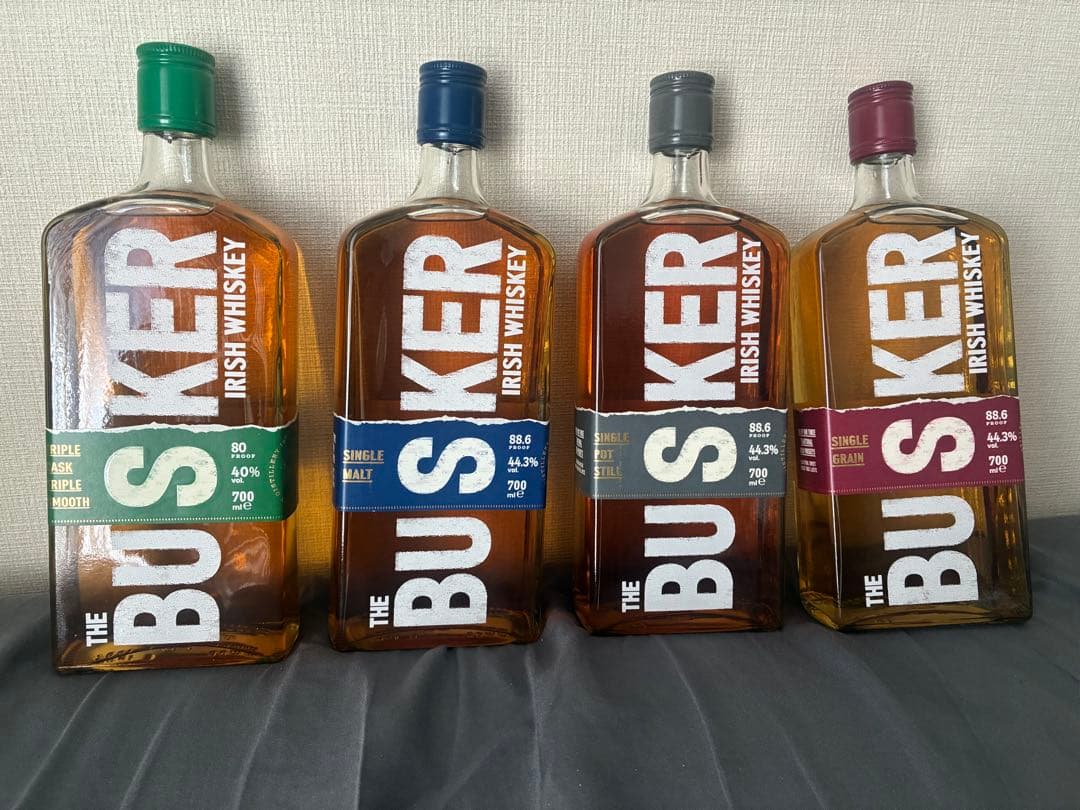 4種セット】THE BUSKER アイリッシュウイスキー 旧ラベル - メルカリ