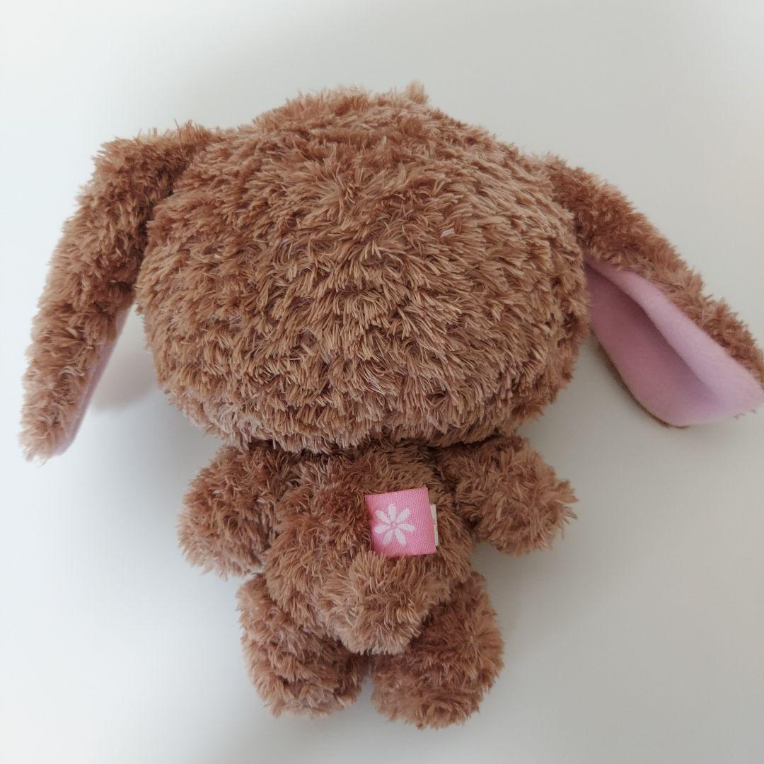 【美品】★シュガーバニーズ くろうさぬいぐるみ ケーキ刺繍 当時物 おまけ付き★